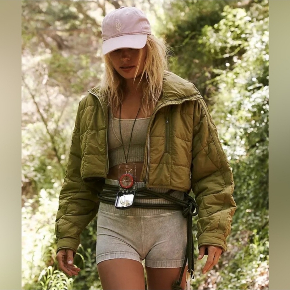 Free People Pippa Cropped Puffer Jacket